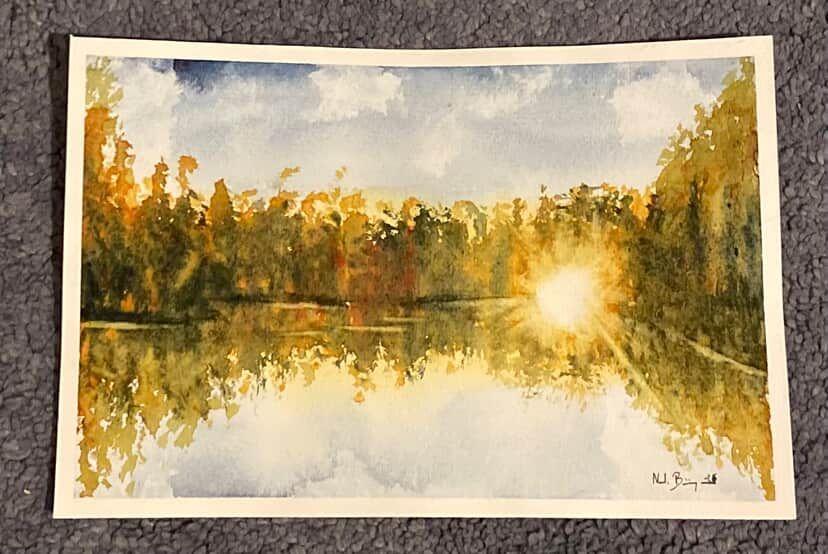 “Reflections of Fall” by ArtByNoahB
